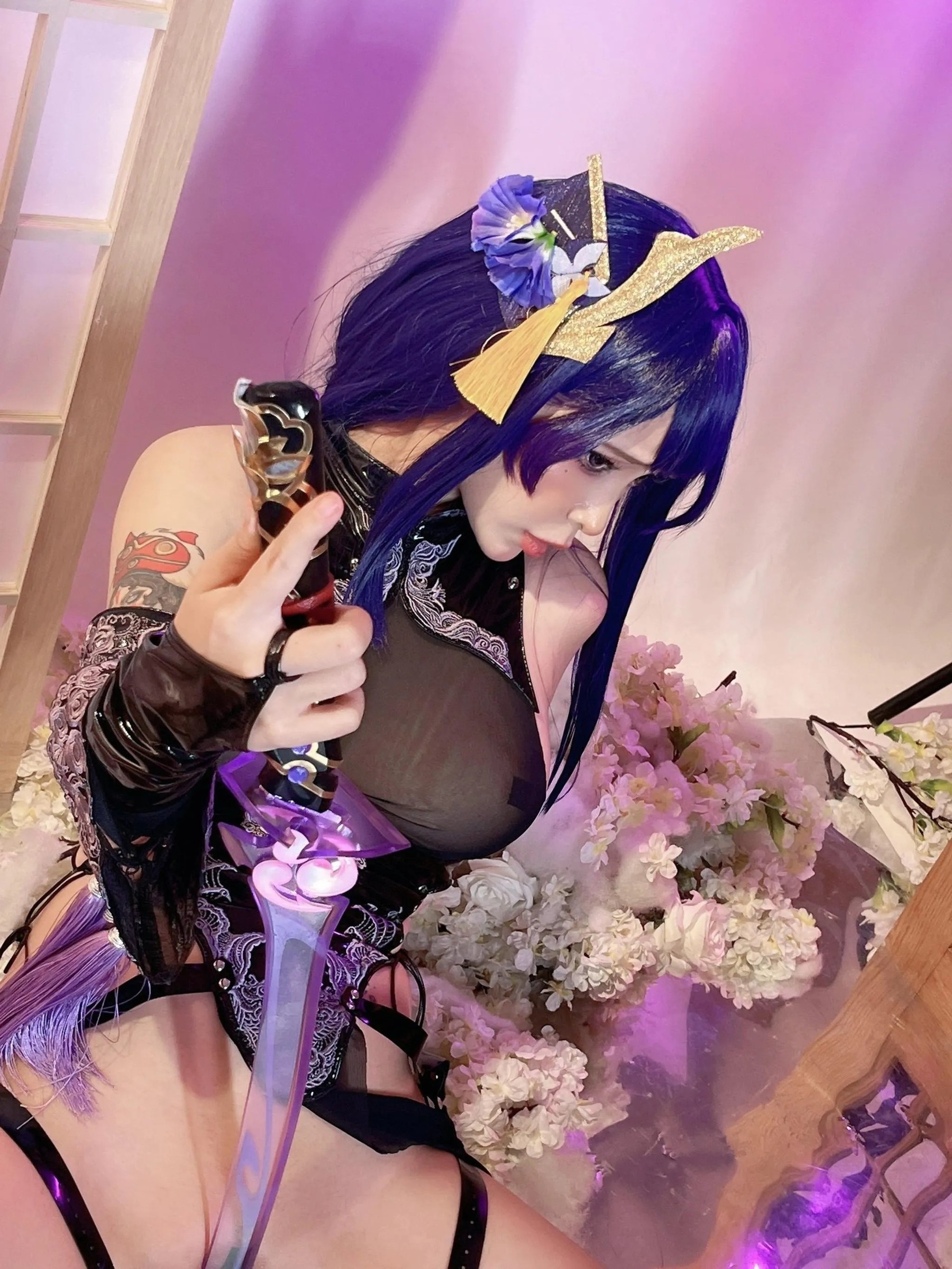Umeko J – NO.021 Raiden Shogun [126P]插图6